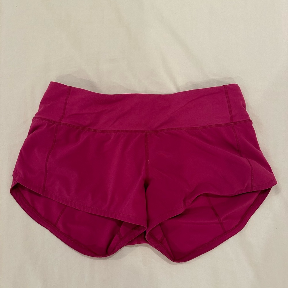 Lululemon raspberry size 4 speedups